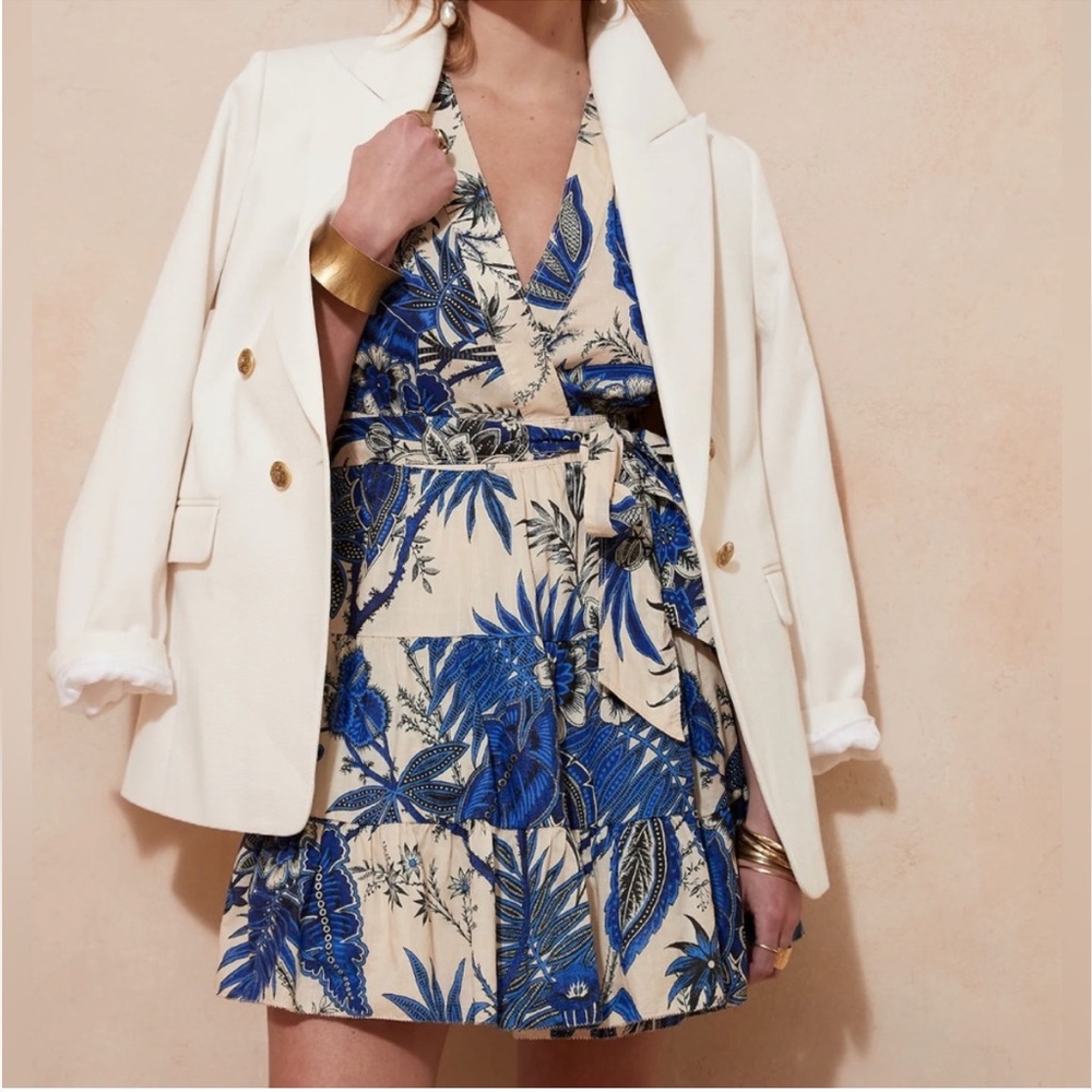 Banana Republic Stampa Wrap Dress